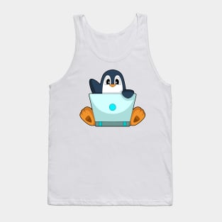 Penguin Laptop Tank Top